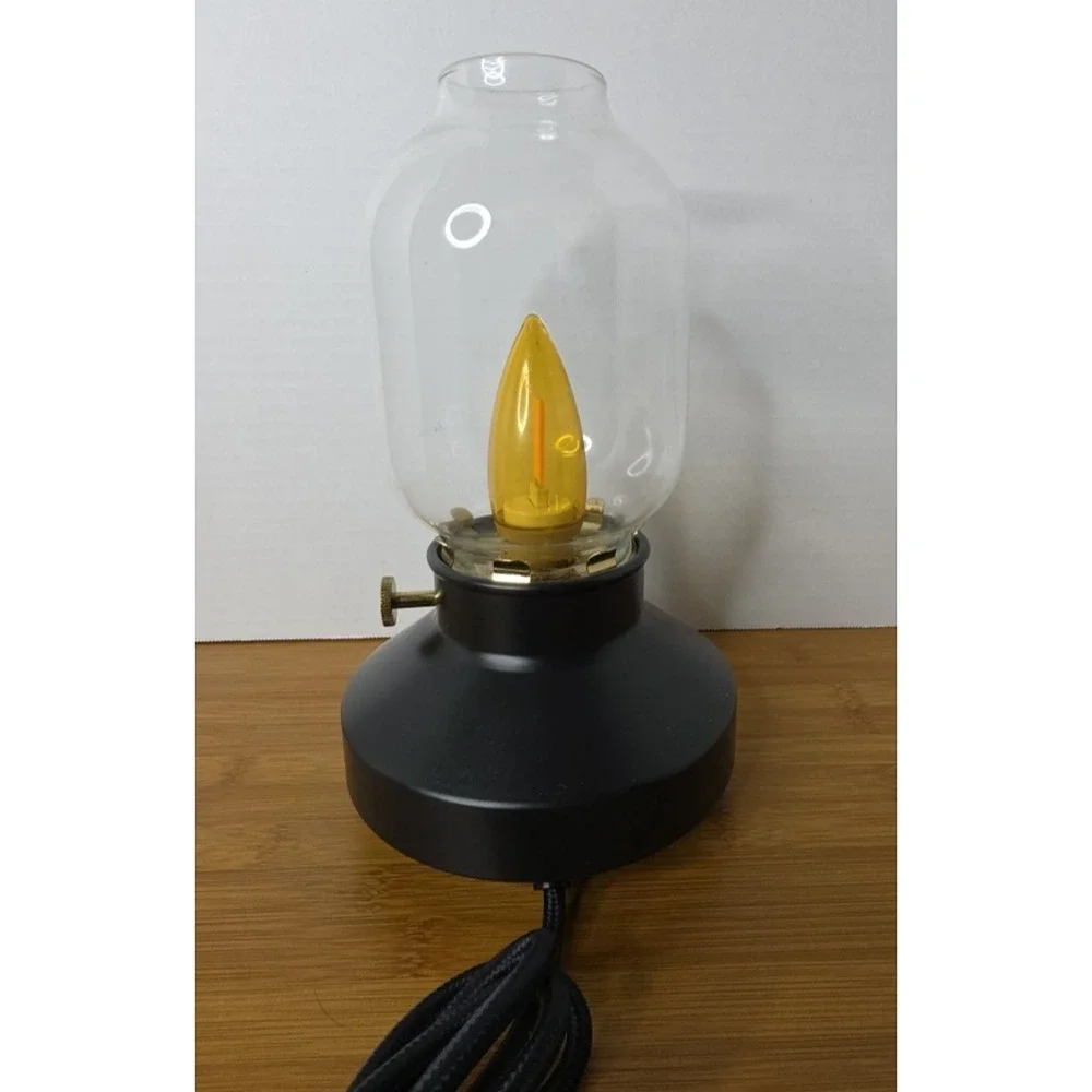 IKEA TARNABY Table Lamp with Dimmer‎ Knob Anthracite Black TÄRNABY